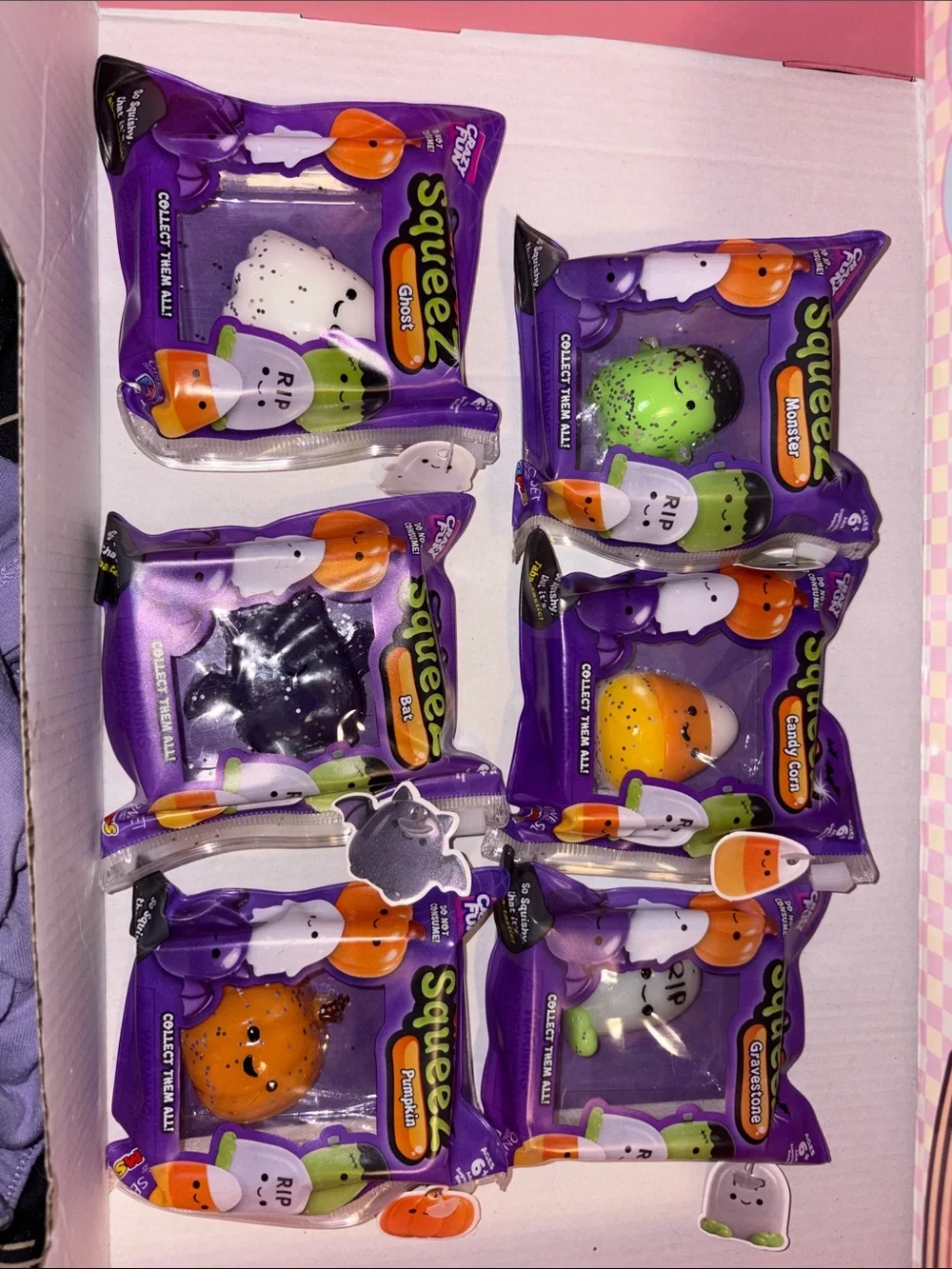 Viral RMS Crazy Fun Taba Squeez Halloween Squishy Set  SET OF 6 Complete Set